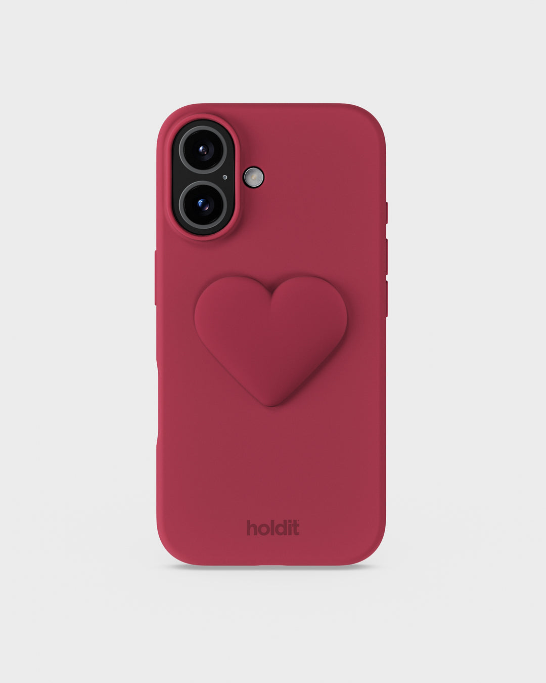 Silicone Heart sticker - Red Velvet